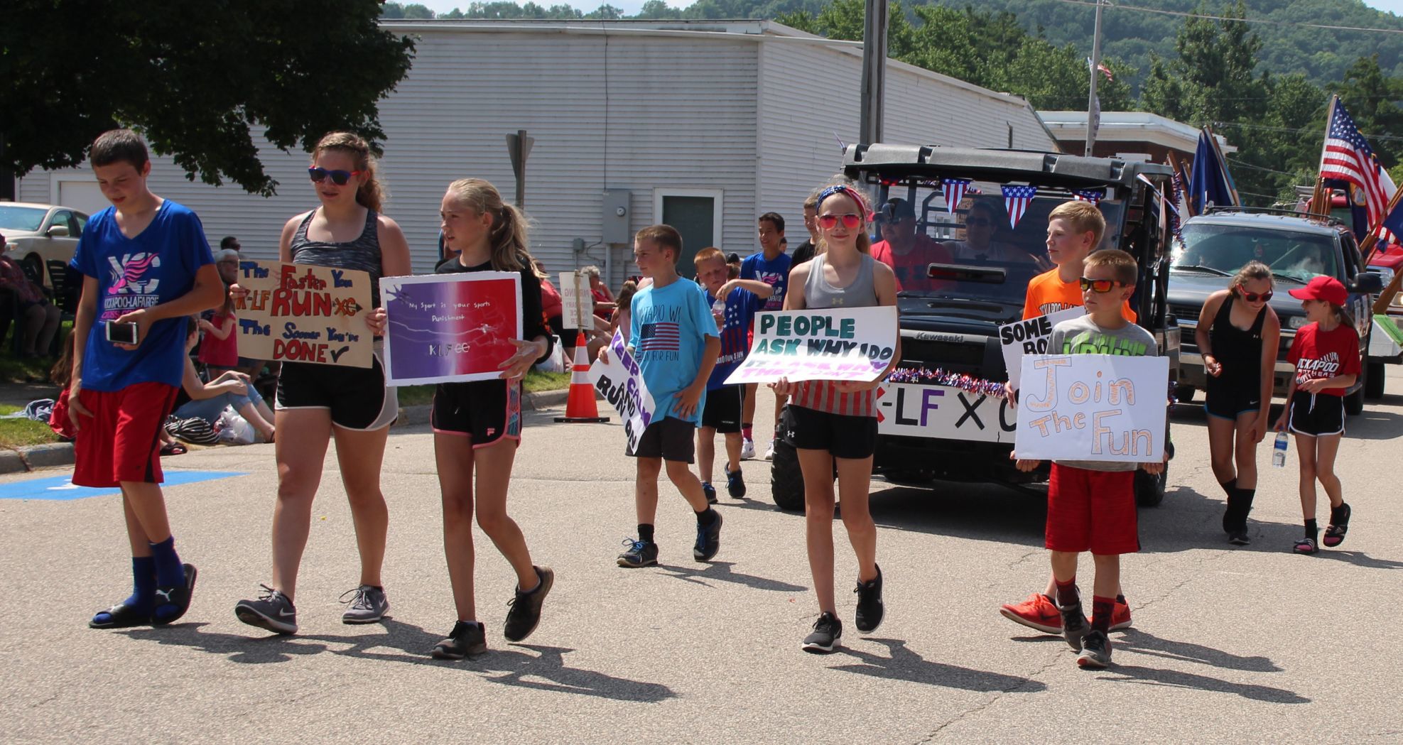 Parade participants